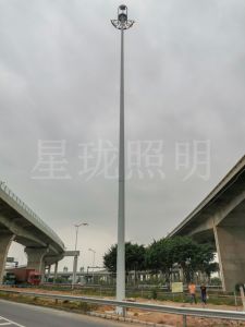 廣州增城廣園快速30米高桿燈工程案例